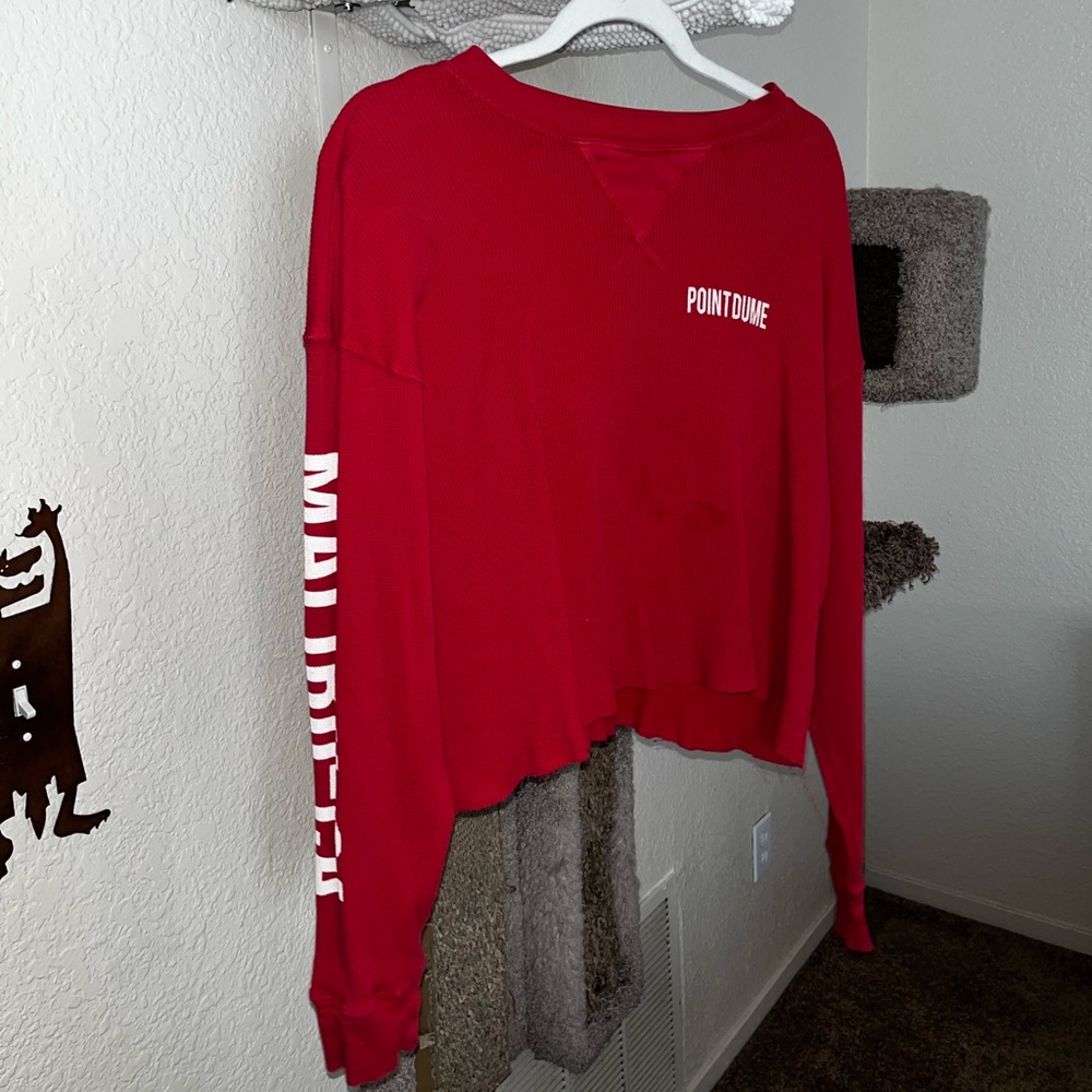 Point Dume Long Sleeve Crop Top
